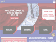 Tablet Screenshot of curtisheat-cool.com